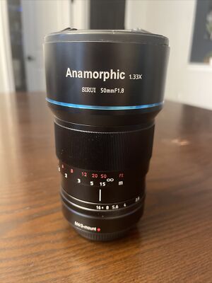 Sirui 50mm f/1.8 Anamorphic 1.33X Lens micro 4/3 Mount - Excelent condition
