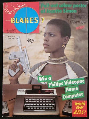 Terry Nation's Blakes 7 UK Science Fiction TV Show Magazine 5 February 1982