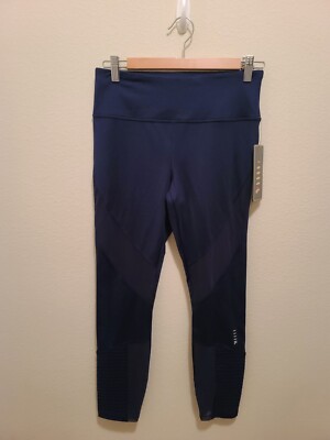 NEW FILA Leggings Womens Medium Blue Daria Activewear Elevate Your Workout!