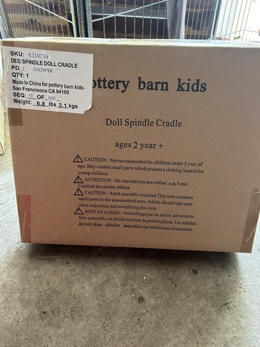 Pottery Barn Kids Doll Cradle
