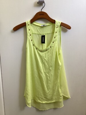 Women NWT ''Express neon yellow lime tank top.Size Sm. Reg.$24.90