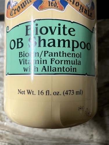 Crown Royale Biovite OB Shampoo Biotin/Panthenol Vitamin Formula w/ Allantoin