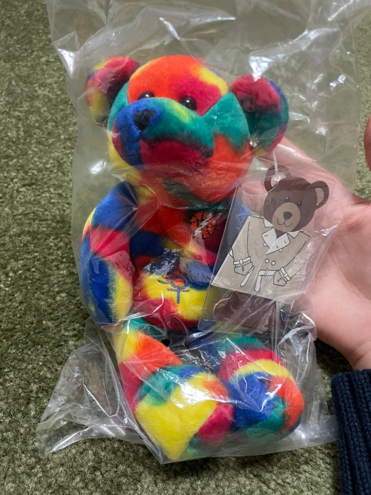 【限定200体】 BO BEAR LENNY 1999 テディベア 激レア Beanie Babies Rare! 1999! Dennis Rodman Beanie Bear! Famous