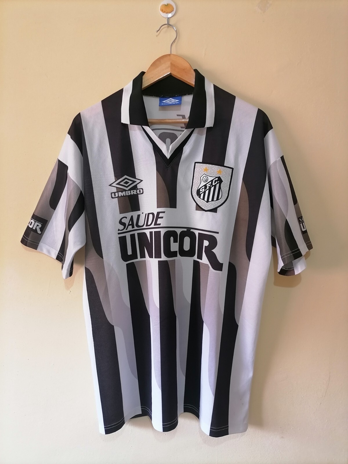 【希少】　年代物　umbro アンブロ　1998年　サントスFC ユニフォーム 希少】 年代物 umbro アンブロ 1998年 サントスFC ユニフォーム
