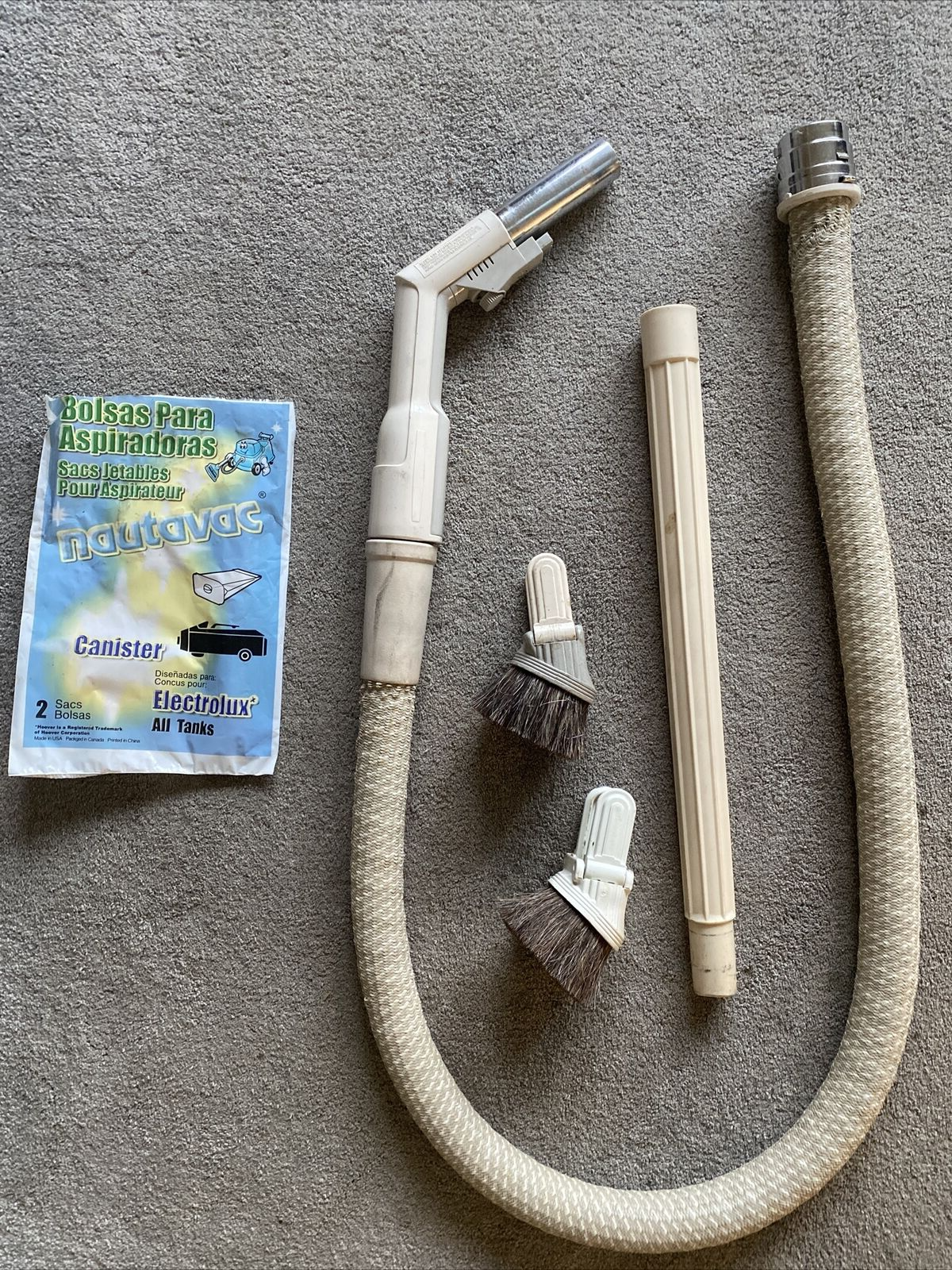 Vtg Electrolux Power Hose Beige LX G Silverado Olympia Canister Vacuum Parts