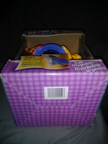 2002 NIB Disney Winnie Pooh Tigger Dixie Bathroom Cup Holder Dispenser HONEY POT