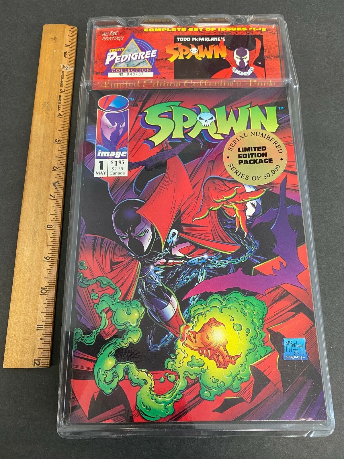 spawn まとめ売り SPAWN # 1-5 LTD EDITION FACTORY SEALED TODD MCFARLANE ALL