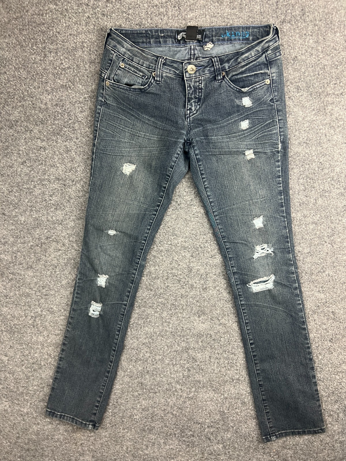 Volcom Sienna Skinny Jeans Women's 3 (W28xL28) Distressed