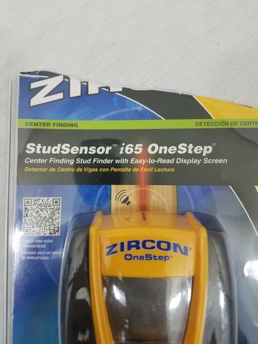 Zircon i65 One Step STUD SENSOR • LCD SCREEN • CENTER FINDING • Need Batteries