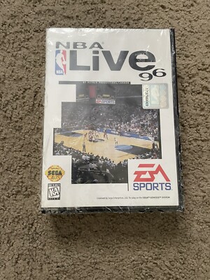NBA Live 96 (Sega Genesis, 1995) New Factory Sealed Game