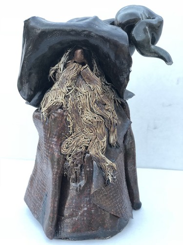 Vintage Clare Craft Warlock Sorcerer Wizard Troll Pottery Handmade