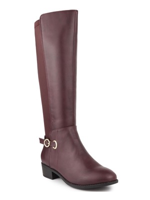 

KAREN SCOTT Женские бордовые ботинки на каблуке с застежкой-молнией и круглым носком, размер 9,5 м, Burgundy, 10010674400