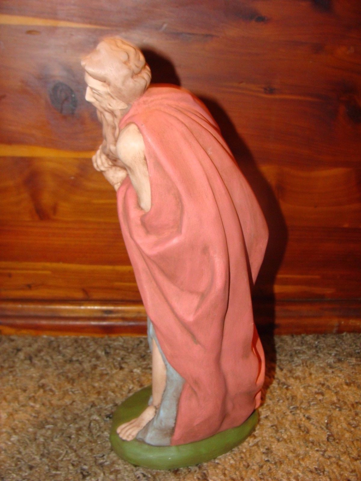 Vintage Ceramic Atlantic Mold Christmas Nativity WISE MAN STANDING WITH BEARD