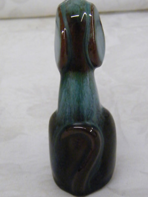 Vintage Rare Blue Mountain Pottery From Ontario Canada Dog Figurine