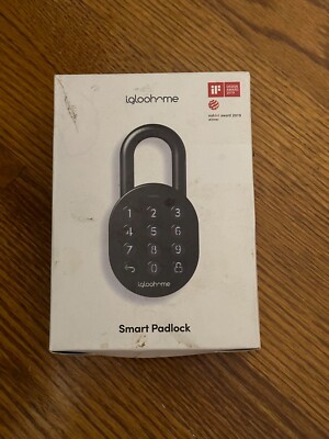 IGLOOHOME Smart Padlock Bluetooth Control Access Remotely Enabled IGP1-NEW