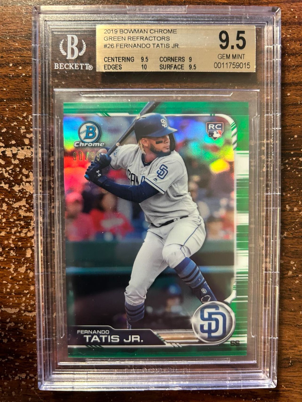 【MLB フェルナンドタティスJr】希少サイン入りルーキーカード MLB フェルナンドタティスJr】希少サイン入りルーキーカード