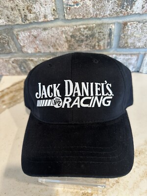 Jack Daniels Old No. 7 Racing Hat Strapback Adjustable  Back Whiskey Cap NOS