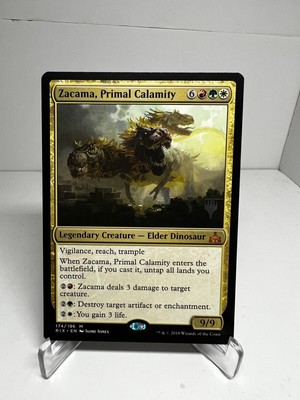 Zacama, Primal Calamity - Promo Pack: Core Set 2020 (PPM20) MTG Magic Dinosaur