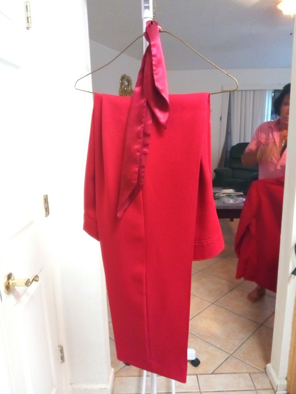 Red Elvis gospel suit