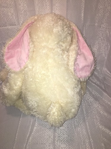 VGUC-HTF-34” 2016 Toys R Us Cream Bunny Rabbit Plush Easter Jumbo Off White