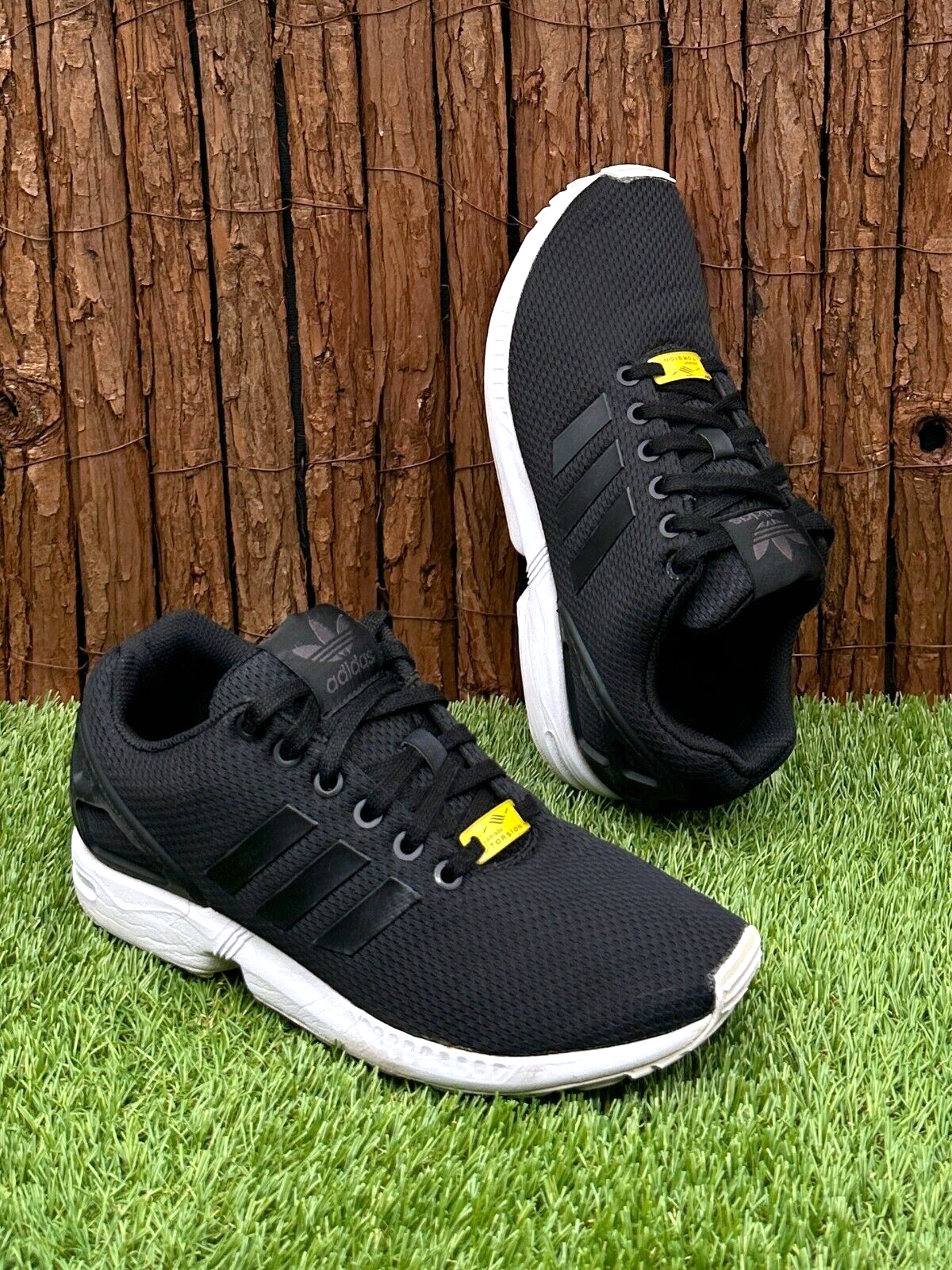 adidas ZX Flux Black running shoes sneakers US 7 UK 6.5 EUR