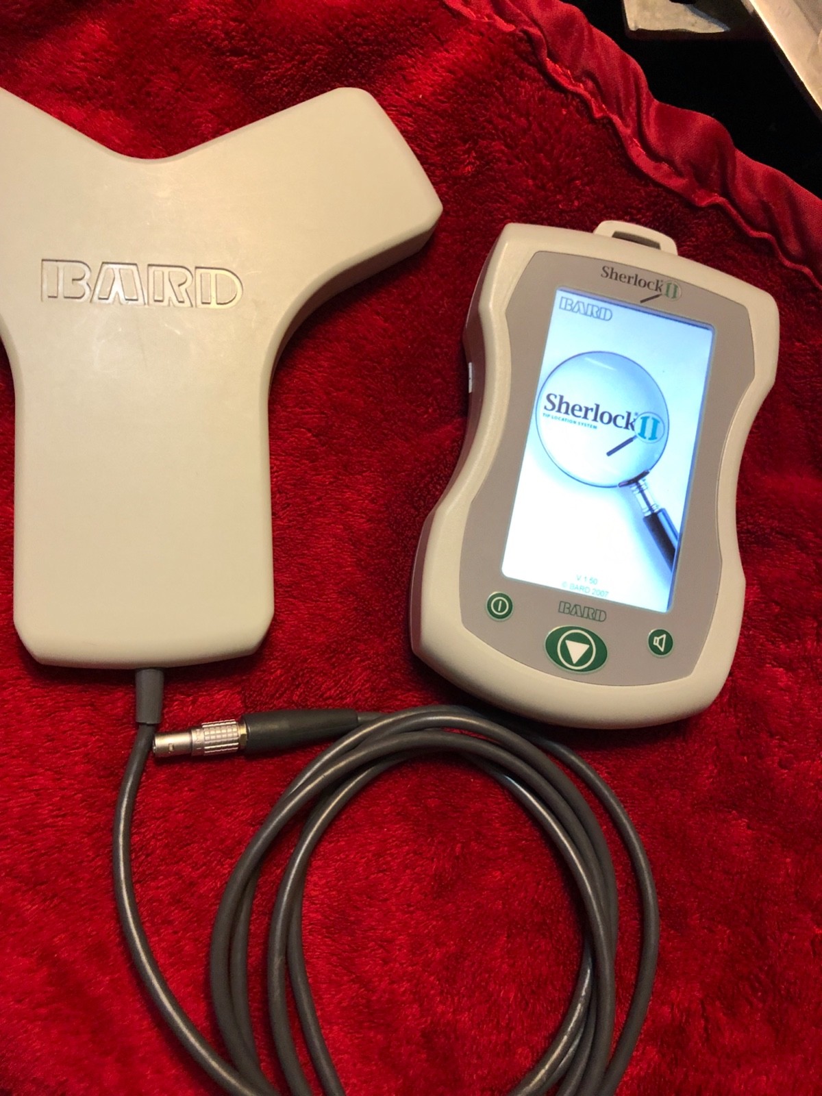 Sherlock II Bard Tip Location System (TLS) Ultrasound Sensor Doppler Monitor