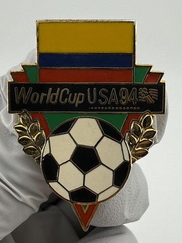 FIFA World Cup USA 1994 GERMANY Flag Soccer Ball Enamel Pin by