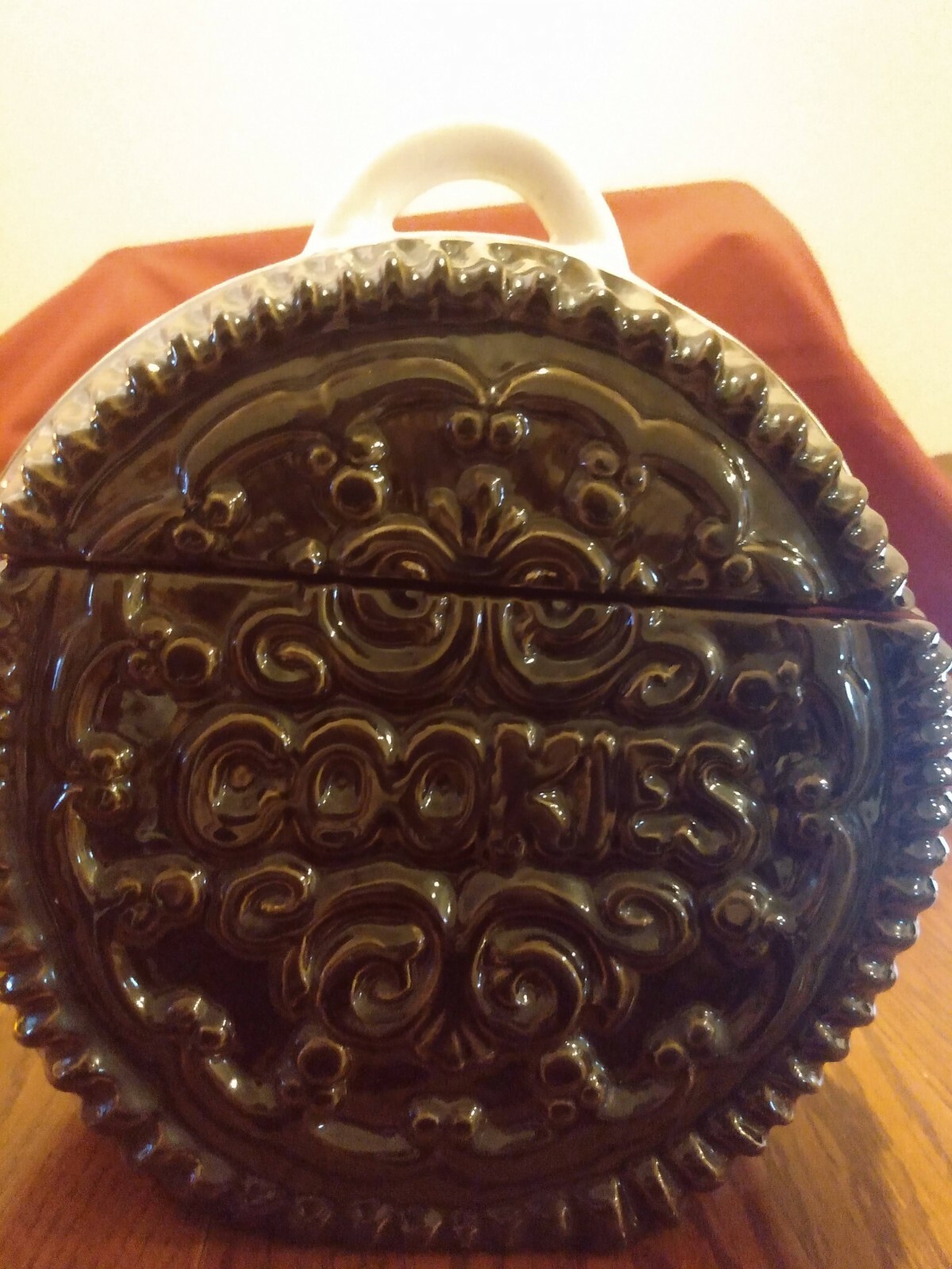保存容器・ケース VINTAGE 1970s Nabisco Oreo Cookie Jar Original Nabisco Oreo Glass Countertop Storage Display