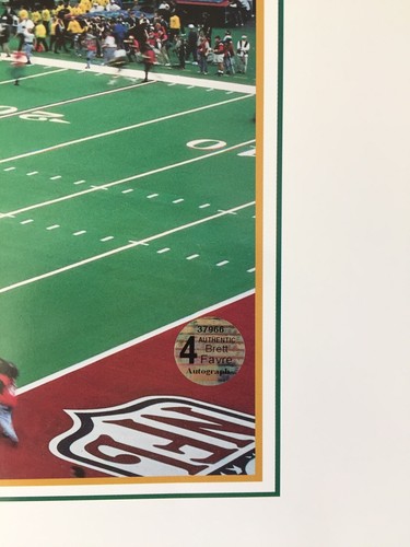 Brett Favre And Desmond Howard Signed 24x30 Super Bowl Photo Packers