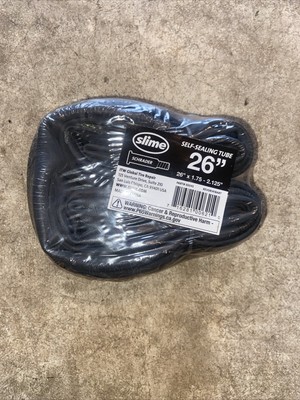 New Slime Self-Sealing Bike Inner Tube 26 x 1.75-2.125 Schrader Valve