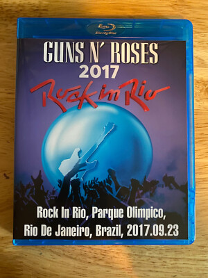 Guns 'n' Roses - Live in Rio Brazil 2017 Blu-ray Axl Slash Duffy and Izzy Rock
