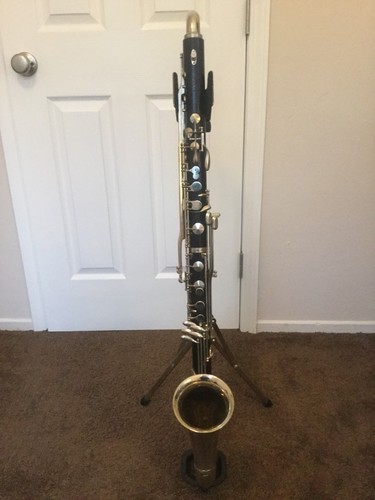 Noblet Paris Bass Clarinet with Low Eb Key- perfect for the mature student.