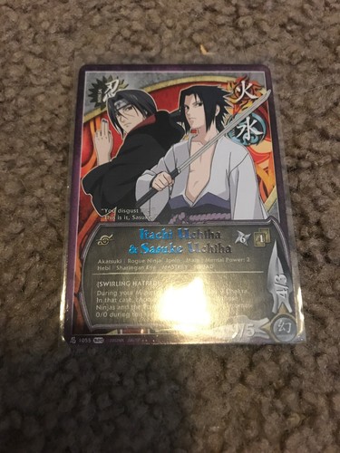 Naruto CCG - Kirin [Jutsu] 814 Super Rare FOIL card NM+ Itachi And Sasuke Uchiha