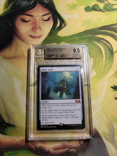 Mtg Mana Vault. BGS 9.5 GEM MINT. Ultimate Masters Edition