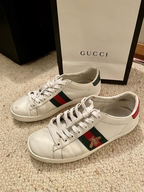 gucci ace sneakers peeling