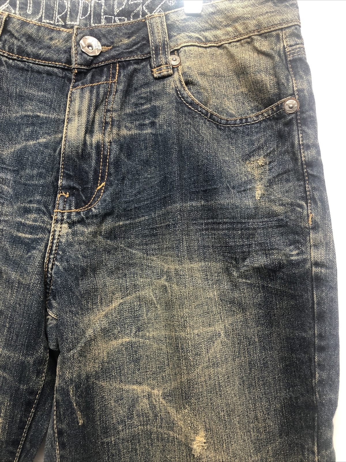 men's relaxed fit distressed jeans