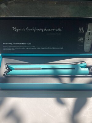 Straight Ahead The Neo Silver Collection Teal Flat Iron Mint Condition MSRP $300