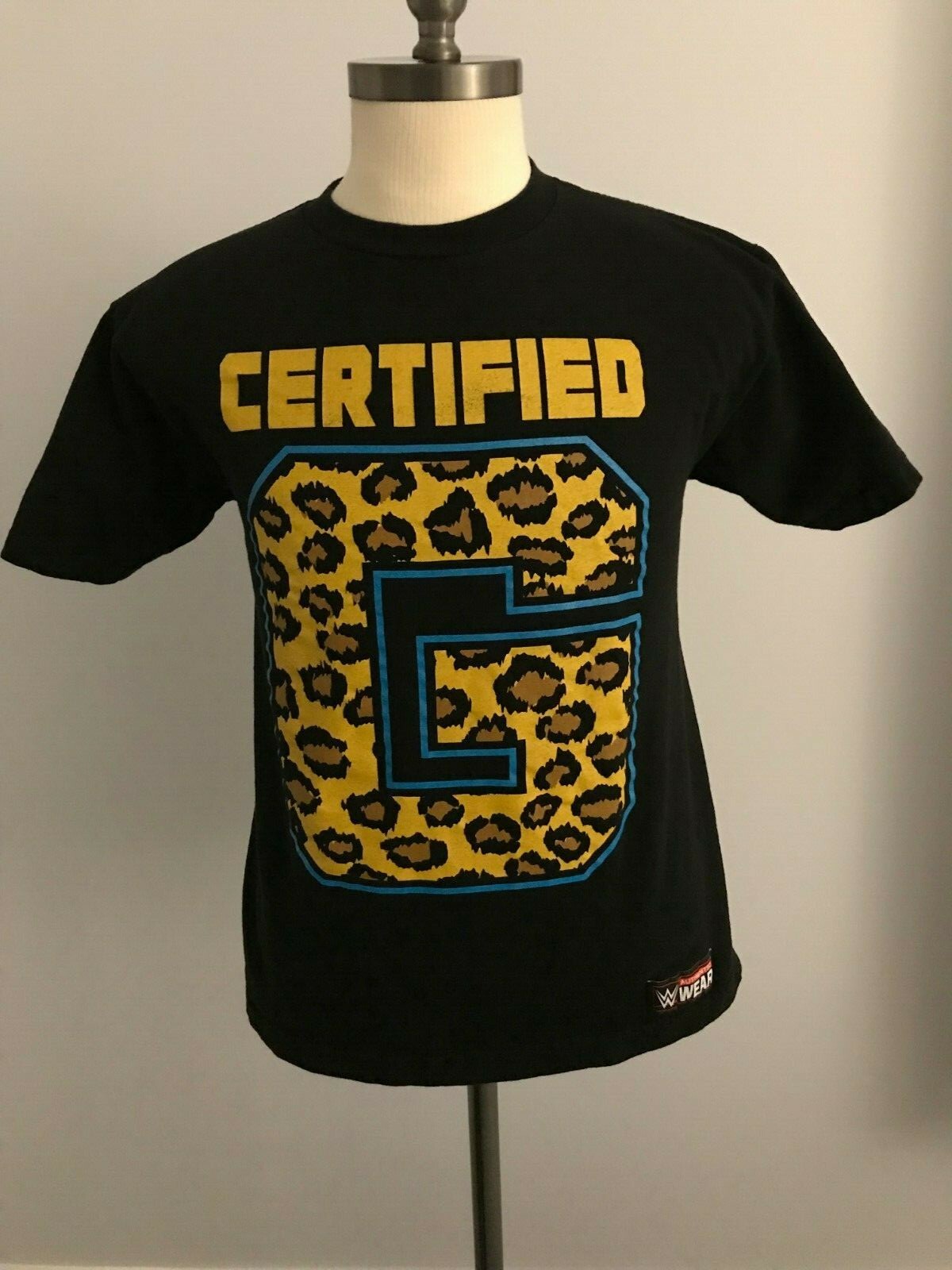 Big Cass T-Shirt - SZ: M-Black-WWE 