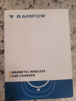 RAMPOW Magnetic Wireless Car Charger For Phone  15W 