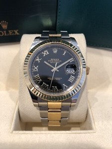datejust 41 white dial roman numerals