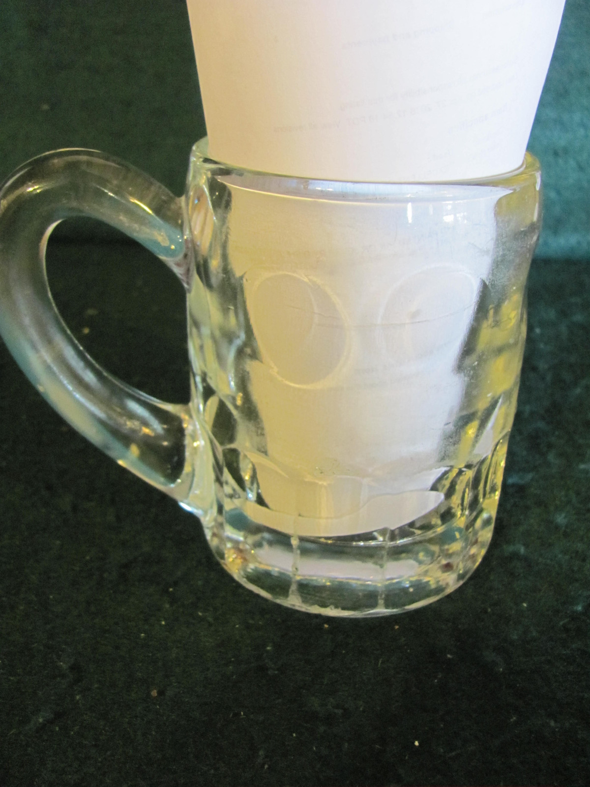 VINTAGE A & W ICE COLD 8 OZ GLASS COLLECTOR MUG