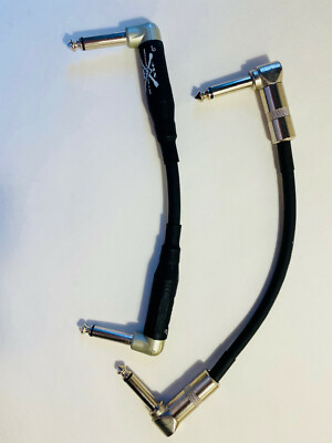(1) Strukture and (1) 30th Street Guitars 6in Patch Cables Black