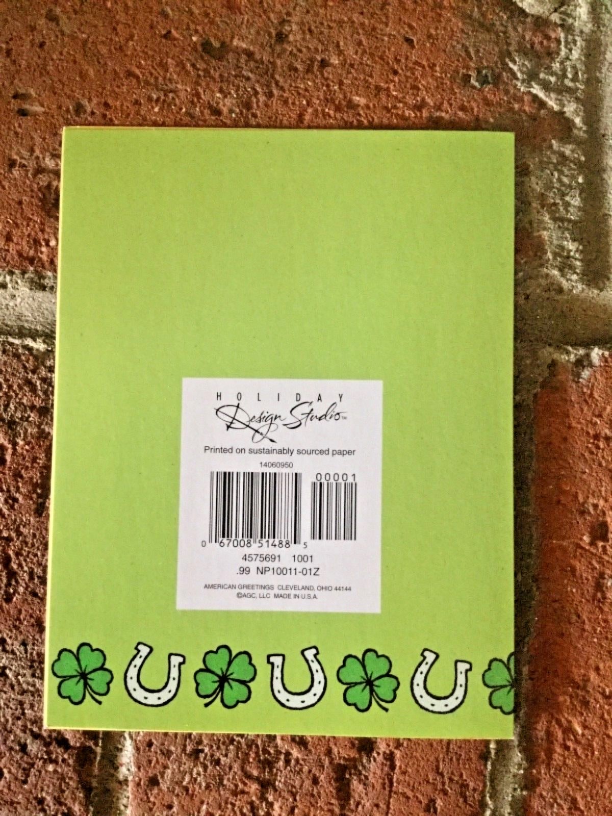 New Cute Vintage St Patrick’s Day Card w/ Envelope American Greetings