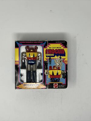 Vintage 1977 New In Box Mattel Shogun Warriors Poseidon Die-Cast Metal Robot