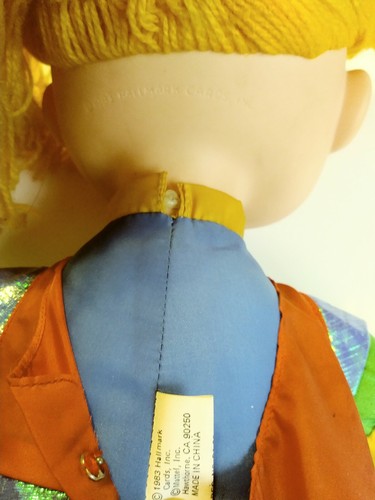 Vintage Rainbow Brite Hallmark 1983 Doll Plush Plastic 18