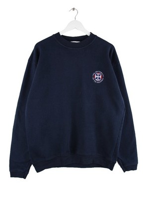 Vintage 00s Edinburgh University Sweater Blau XXL Herren