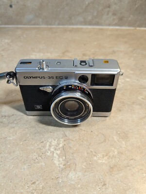 Olympus 35 EC2 35mm Film Camera w/ E.Zuiko 42mm F2.8 Lens 