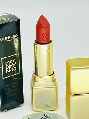 GUERLAIN PARIS - KISS KISS KISS Matte Lipstick - M330 SPICY BURGUNDY - NIB