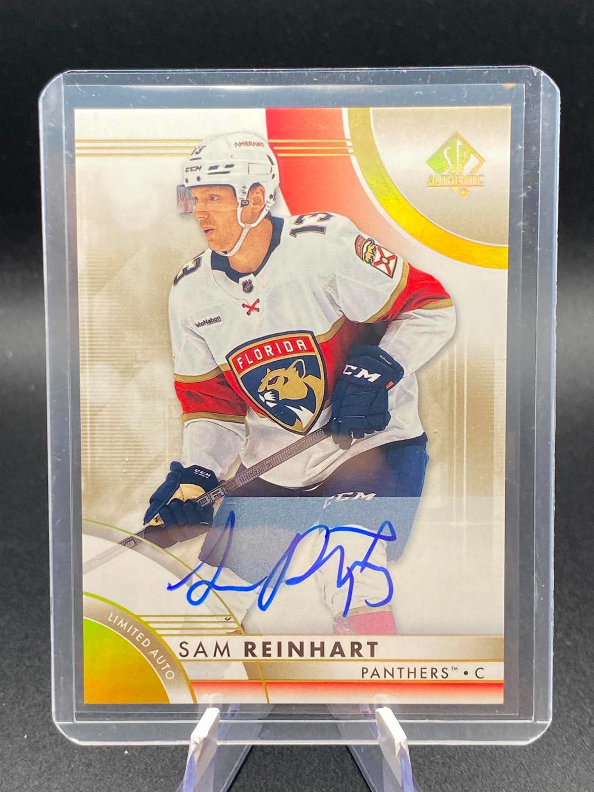 2023-24 UPPER DECK SP AUTHENTIC #69 SAM REINHART LIMITED AUTO FLORIDA PANTHERS