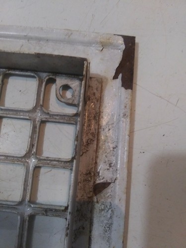 Vintage steel Cold Air Return  FLOOR Heat Grate Register Approximately 14 X 12